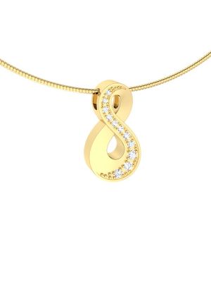 Infinity ashanger met edelstenen