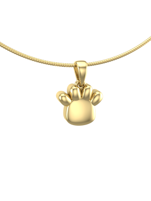 Gouden dieren as hanger in verschillende maten